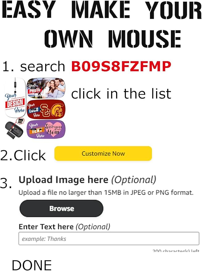 maizi Computer Mouse Wireless for PC MacBook Notebook Computer Computer Mice Wireless MKADAU Australian Cattle Dogs Lightweight 2.4G with USB Receiver Printed in USA