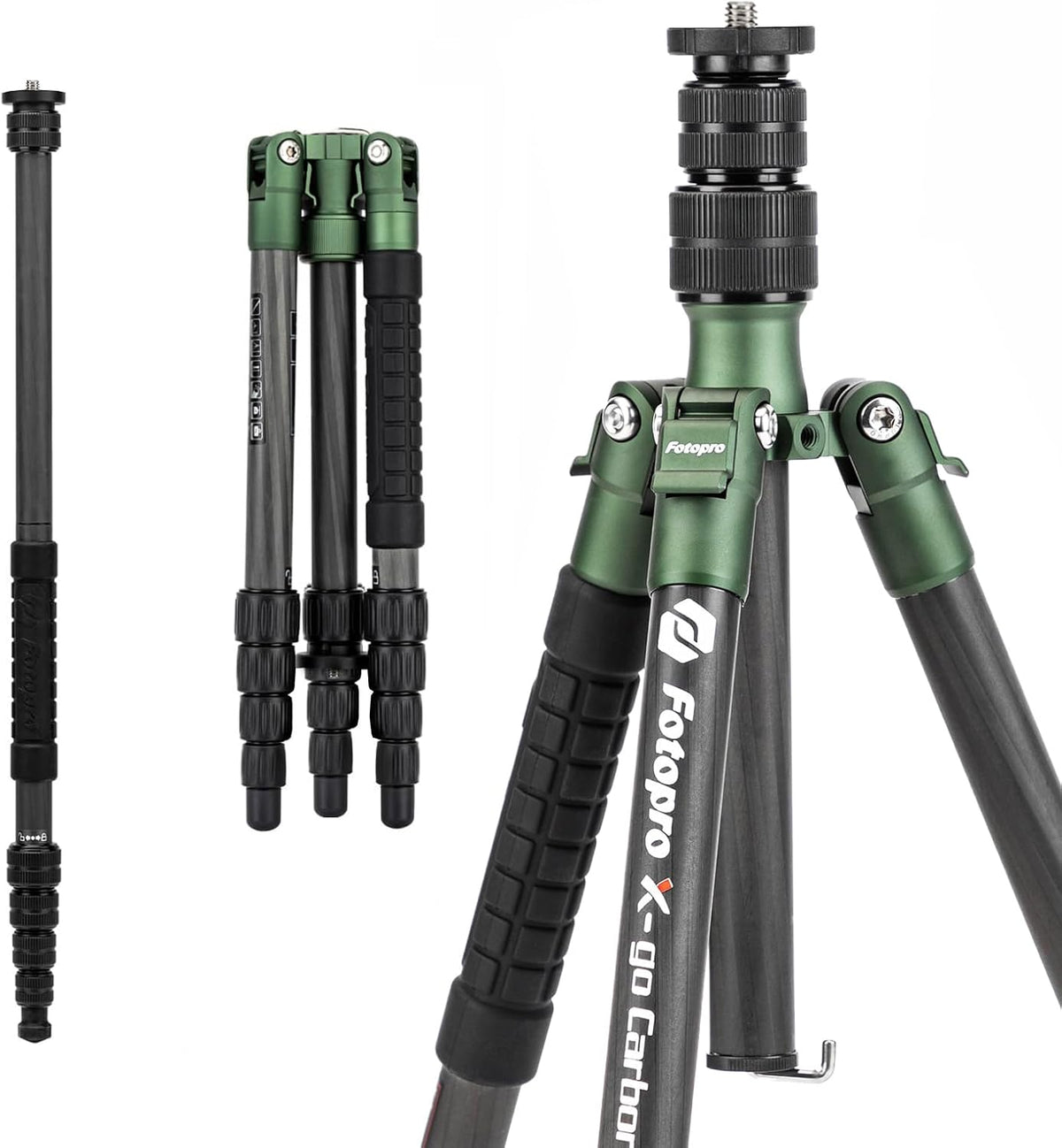 Fotopro Mini Tripod Desktop Aluminum Alloy 20 Inch with 360 Ball Head 1/4 inches Quick Release Plate Portable Tabletop Mini Tripod for Camera DSLR Video Camcorder Photography with Bag Load up to 11lbs