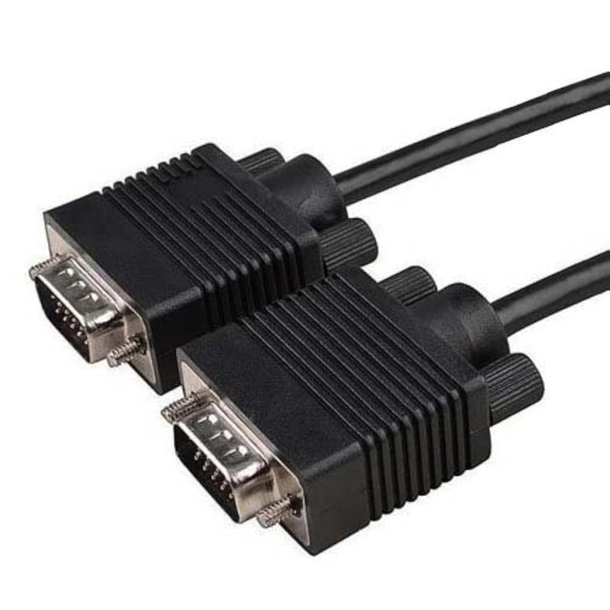 Importer520 HD15 (10Ft, Male to Male VGA Video Cable for TV Computer Monitor Black Conntector)