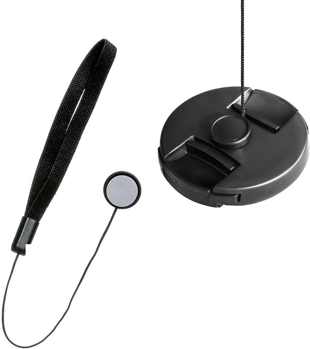Digital Nc Pinch (58mm) a99 Lens Cap Center + Lens Cap Holder + Microfiber Cleaning Cloth. Compatible with Sony Alpha