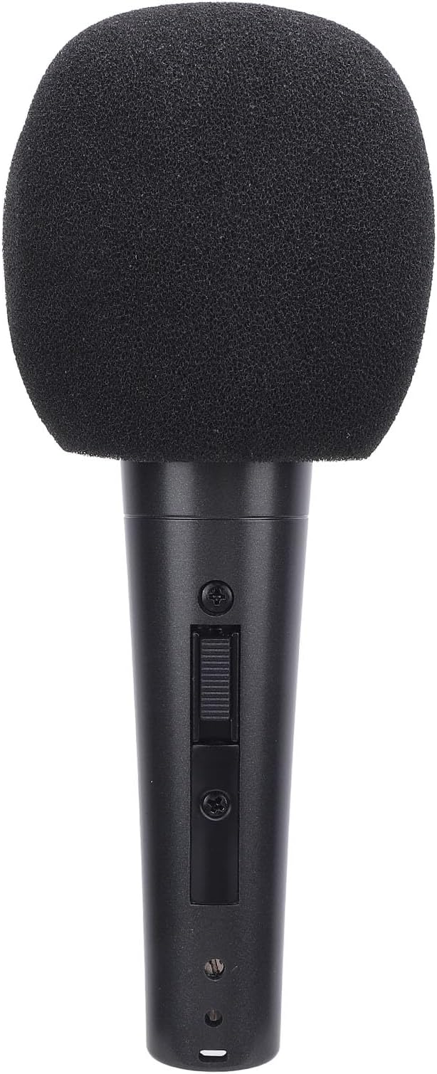 SUNGOOYUE Dynamic Microphone Set for Active Speakers Mixers Amplifiers Handheld Microphone with Cardioid Pattern and Improved Sound Quality for Live Performancesconferences (Black)
