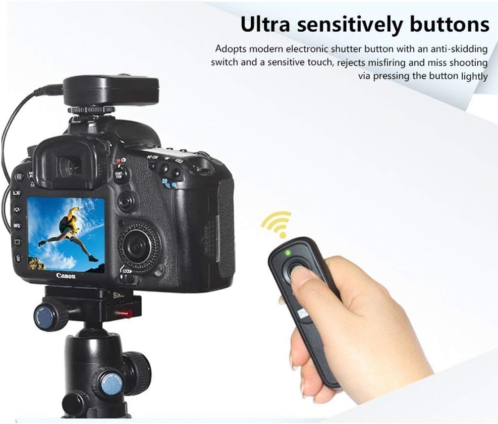Pixel 2.4GHz Wireless Remote Shutter Release Romote Control S1 for Sony A300 A350 A400 A450 A500 A550 A560 A580 A700 A850 A900 A33 A35 A37 A55 A57 A65 A67 A77 A77M2 A99 A99M2 Replaces Sony RM-L1AM