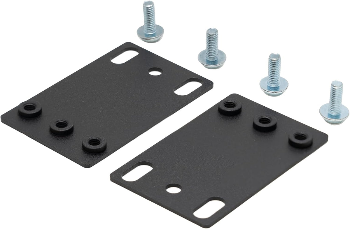 Generic 1U 23 19 Inch 2mm LiyaTech to Server Rack Adapter Reducer, ETSI Telecom Rack to Standard Rackmount Converter