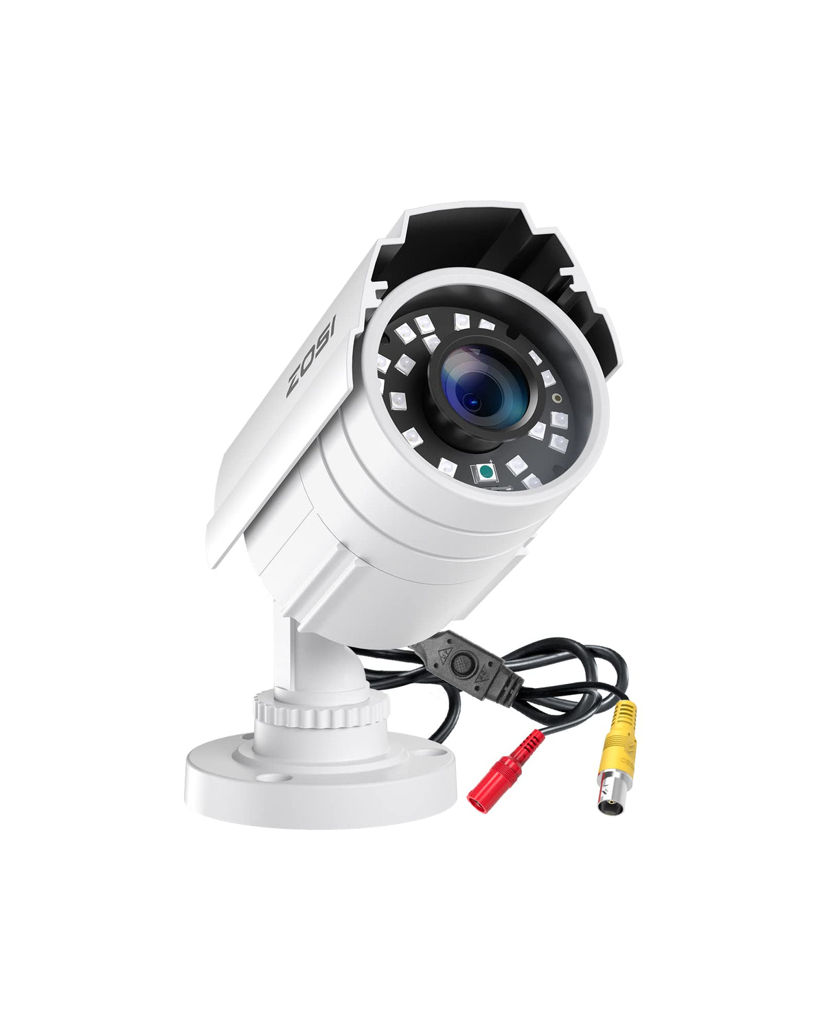 ZOSI 2MP HD 1920TVL Outdoor Indoor Security Camera 1080p (Hybrid 4-in-1 HD-CVI/TVI/AHD/960H Analog CVBS), 24PCS LEDs, 80ft IR Night Vision