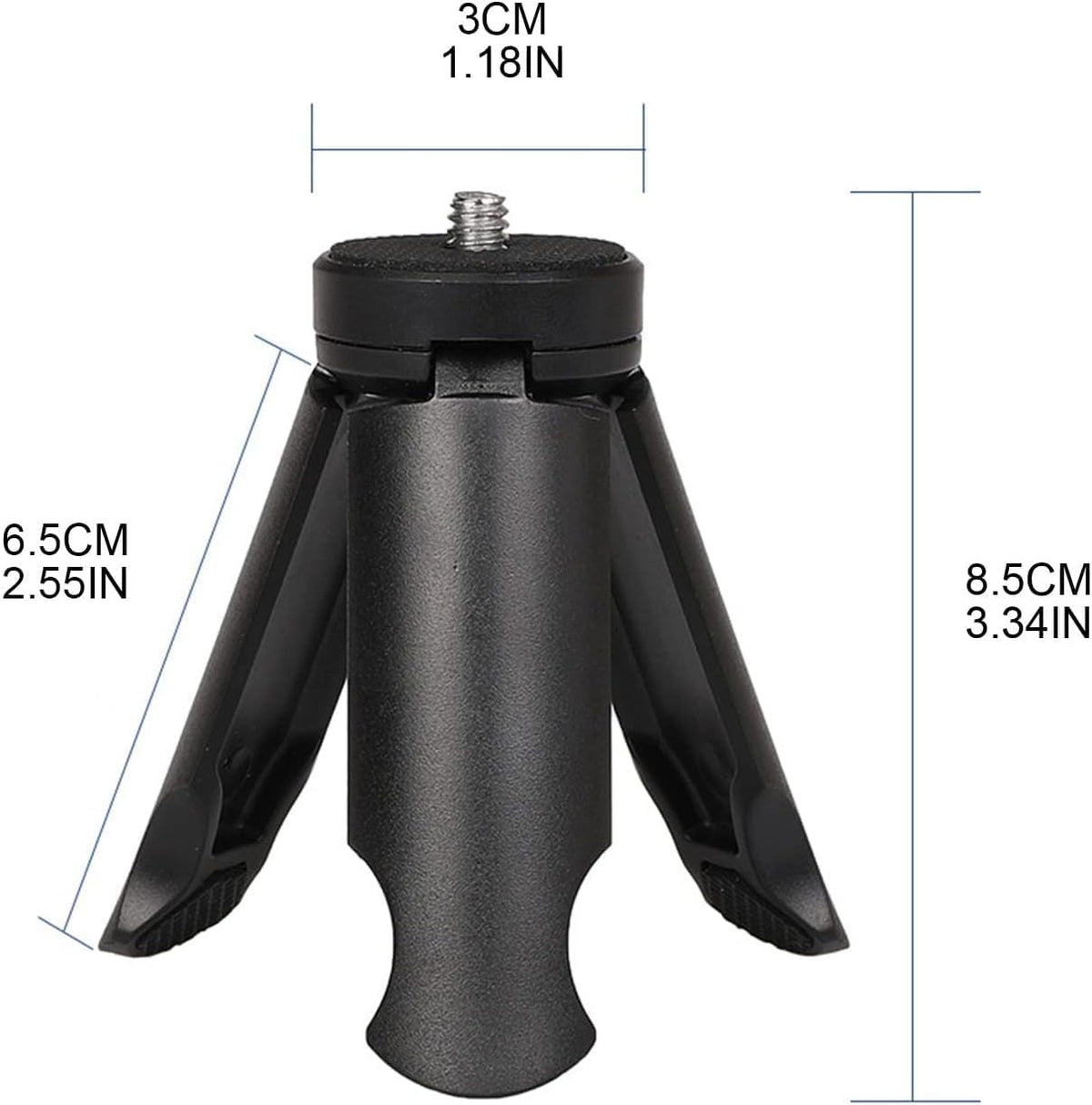Mini Tripod, Desktop Tabletop Stand Compact Tripod for Smooth 4, Osmo Mobile, Vimble 2, Gimbal Handle Grip Stabilizer and All Cameras