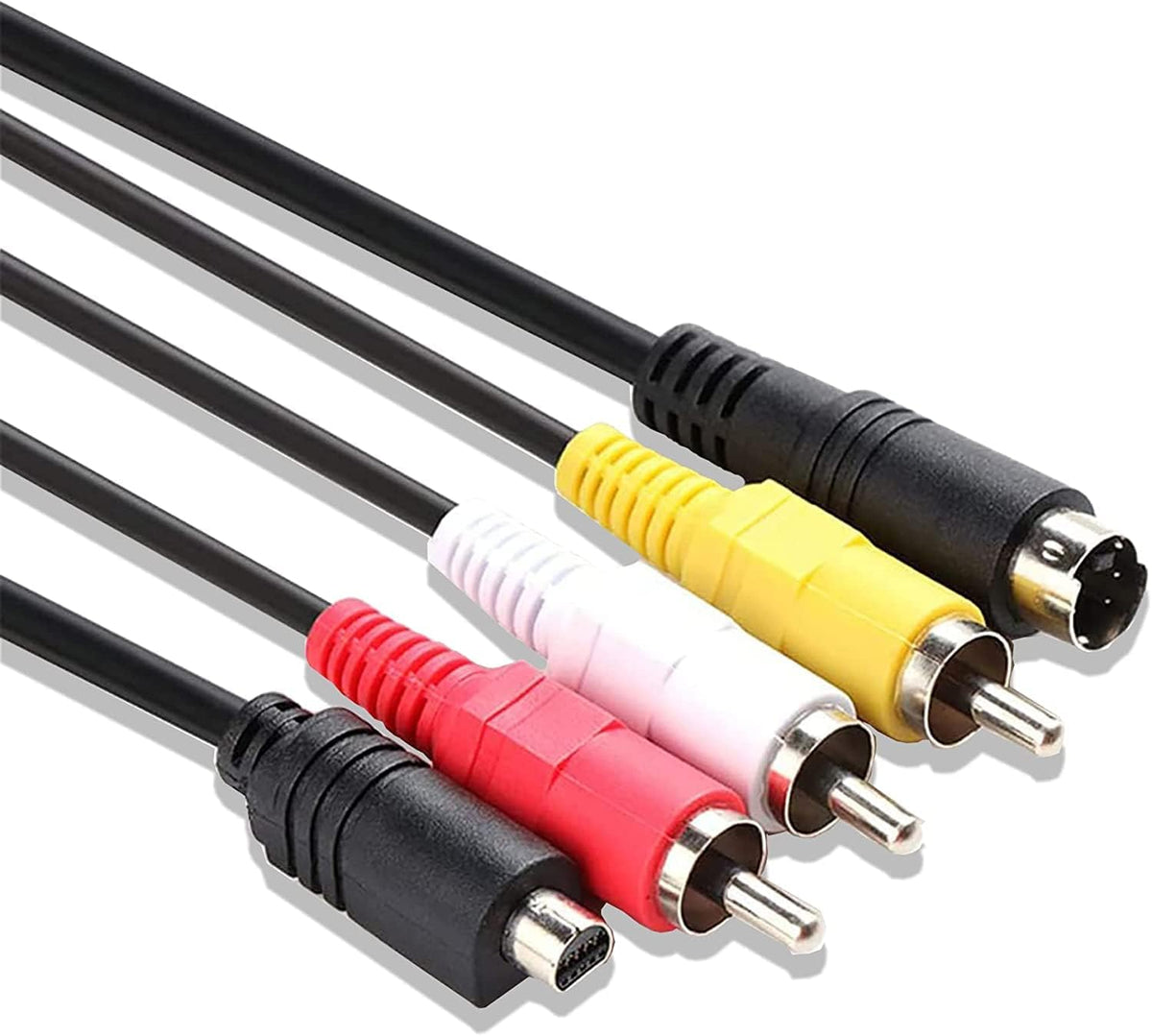 GUY-TECH 5ft DCR-DVD92/e DCR-DVD406 AV A/V Audio Video TV Cable Cord Compatible with Sony Handycam e