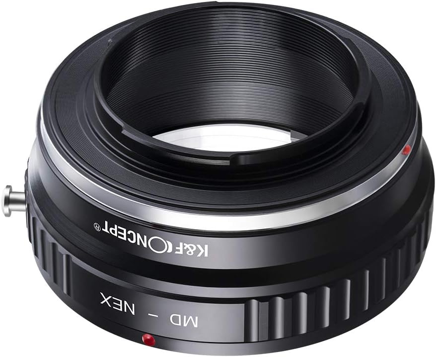 a6500 a6600 a6300 a6000 a7 K&F Concept Lens Mount Adapter Compatible with Minolta MD MC Lens to NEX E-Mount Camera,fits