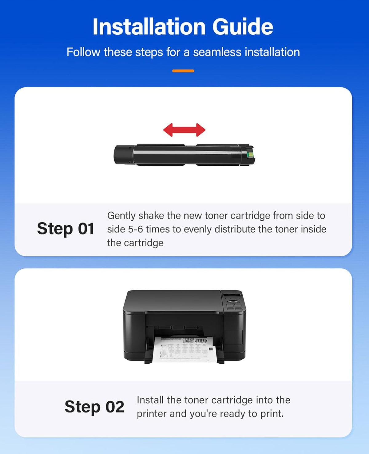 WorkCentre 7120 7125 Toner Cartridge Set 4-Pack Replacement for Xerox 006R01457 006R01460 006R01459 006R01458 Compatible with Xerox WorkCentre 7120 7125 7220 7225 Printer Ink Black Cyan Magenta Yellow