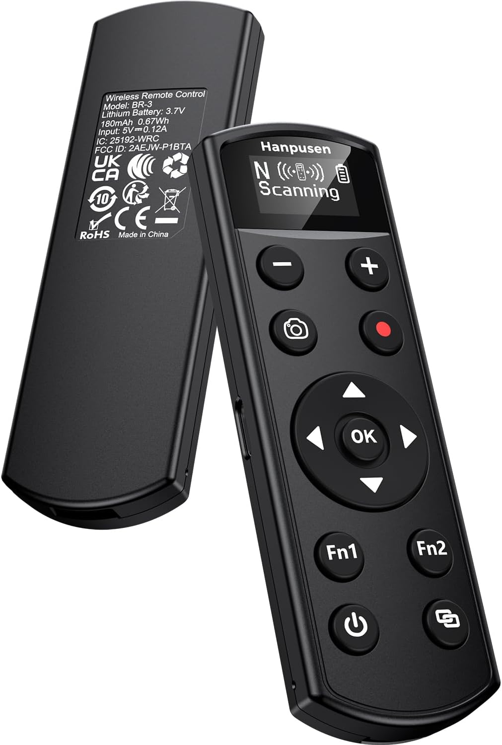 for Nikon Camera Remote Control, Hanpusen Rechargeable Wireless Shutter Release with OLED Screen for Nikon Z6 III/Zf/Z5II/Z50/Z50 II/Z fc/P1000/P1100/P950/B600/A1000/Z6 II/Z30/Z5/Z7 II, Replace ML-L7