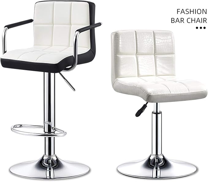 Mlaea Dining Bedroom Living Room Chair Height Adjustable Gaming Club Bar Chair Home Office Desk Chair 38 * 44-56CM(Color:#5)