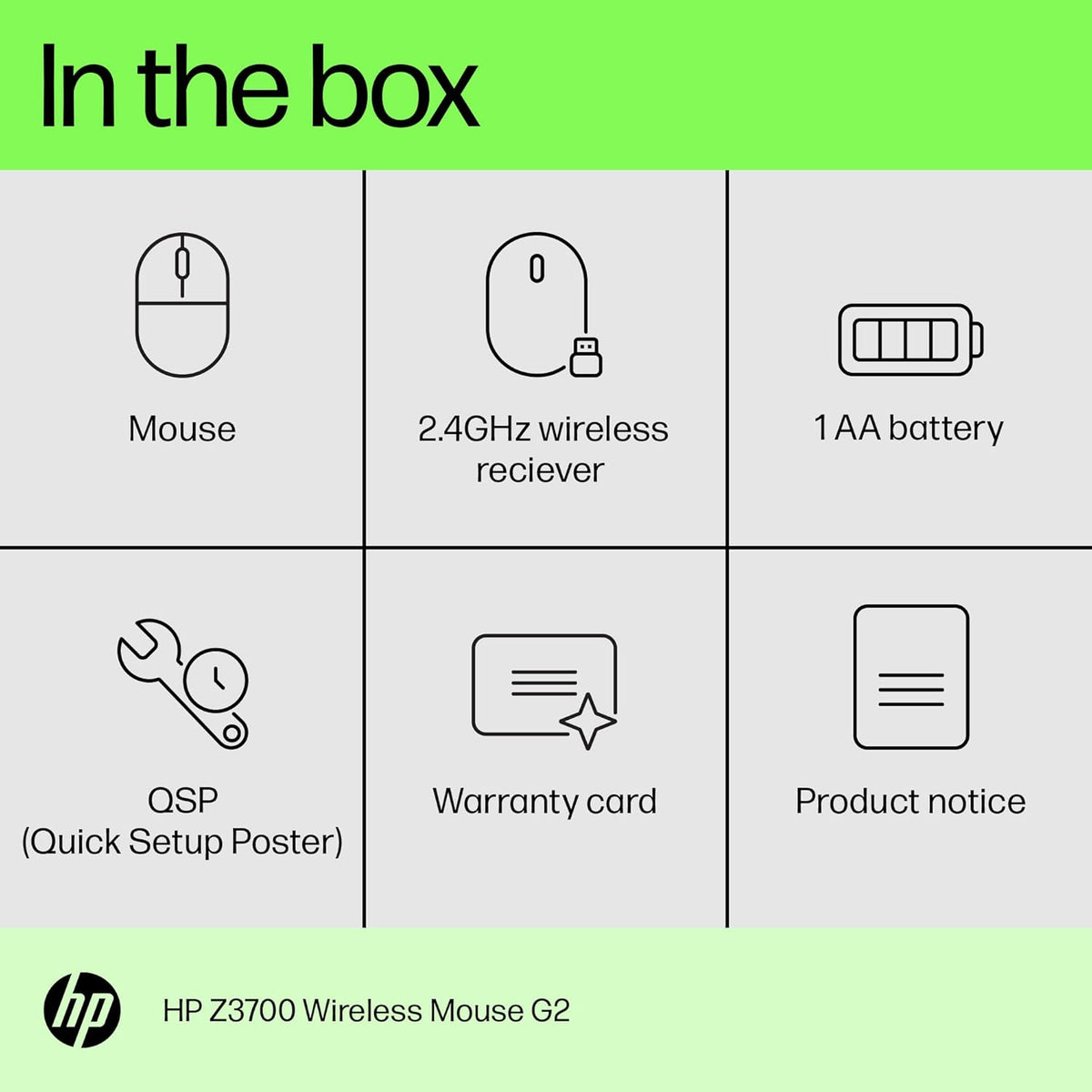 HP Z3700 G2 Wireless Mouse in Vibrant Oil Slick Finish