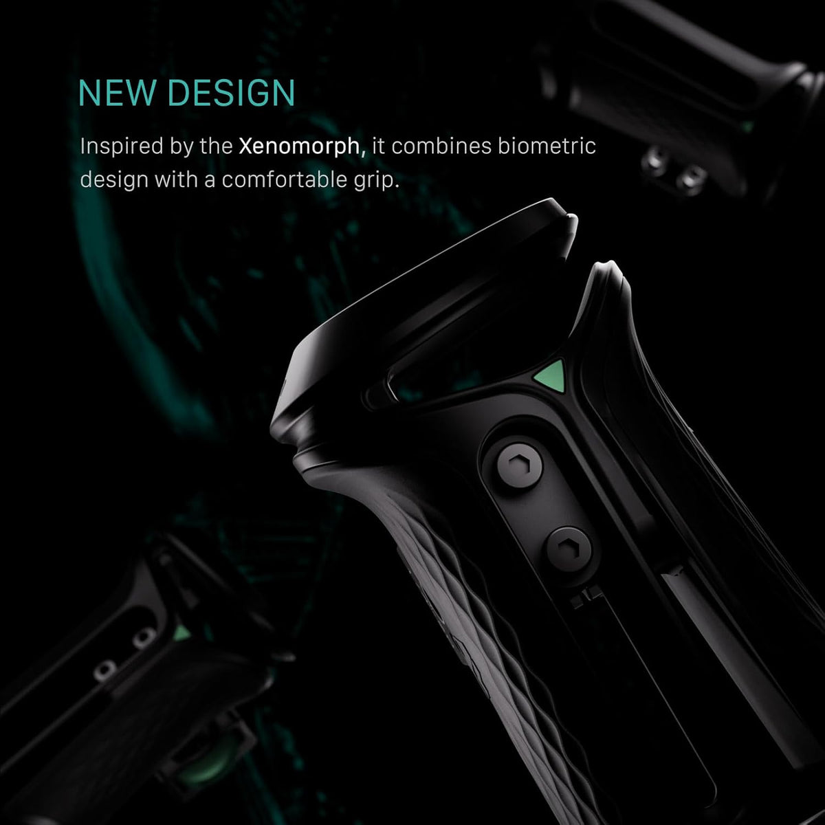 Tilta Xeno Side Handle for Filmmakers & Cameras - Black | Secure Connection & Helps Prevent Rotation | Adjustable Height | Textured Silicone Grip | Convenient Assembly (Dual 1/4″-20)