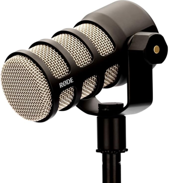 Rode PodMic Dynamic Podcasting Microphone Bundled with 20ft XLR Microphone Cable + Cleaning Cloth (3 Items)