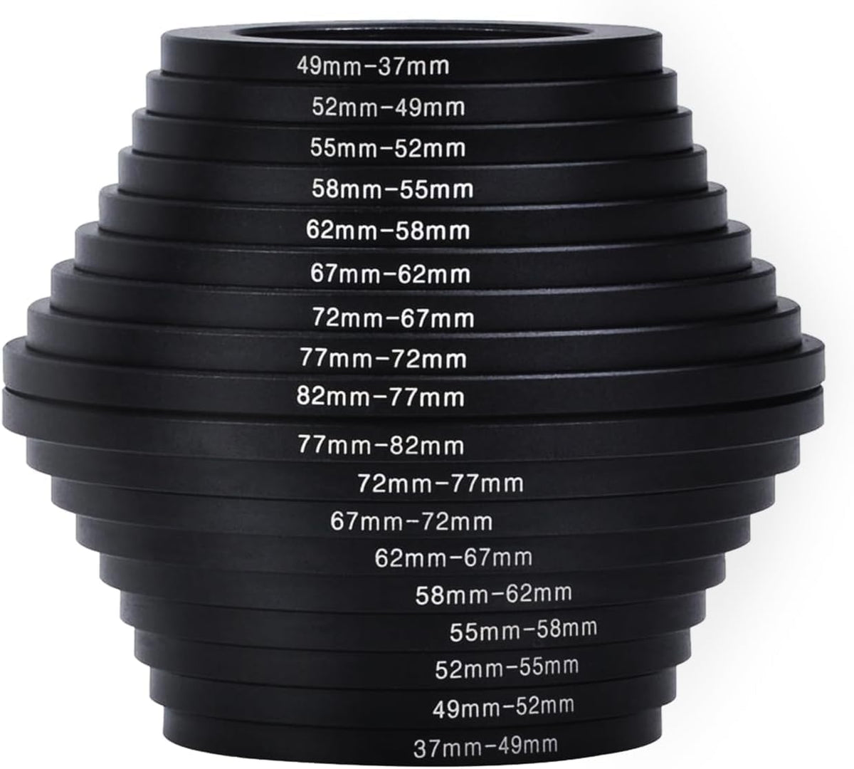 FENICHI (43mm-43mm) Metal Step-Up/Down Ring Adapter Compatible with Mirrorless Cameras DSLR Lens, UV CPL ND Filter