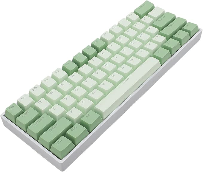 Zunate 60% Gaming Mechanical Keyboard Three Mode BT5.0/2.4G Cordless/USB C Hot Swappable Mechanical Keyboard Blue Switch 61 Key RGB Backlit Keyboard for