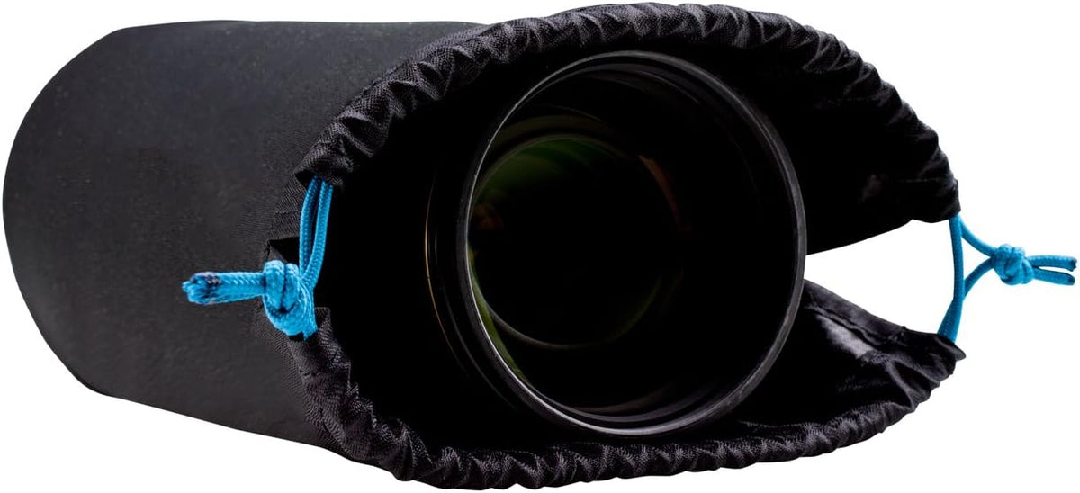 9x4.8 (23x12 cm) (636-354) Tenba Tools Soft Lens Pouch for DSLR and Mirrorless Lenses in. Black