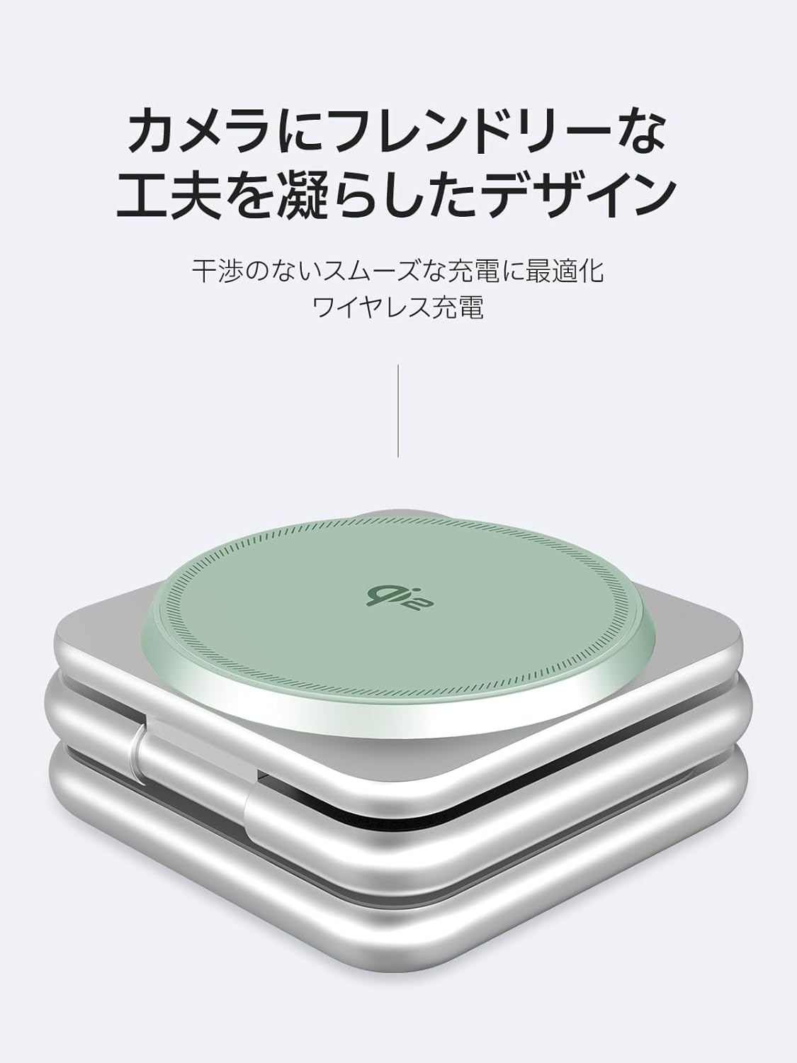 REDBEAN 3in1 Qi2 Wireless Charging Station, Mag-Safe Charger Stand Compatible with iPhone, Apple Watch & AirPods, 25W Foldable Fast Charging Dock, Aluminum Alloy for Multiple Devices, SpaceGray