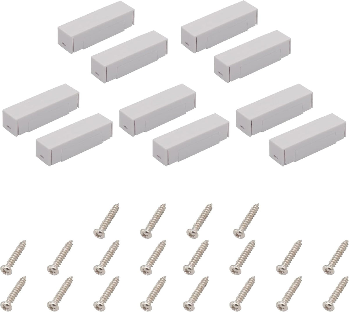 5Pcs 2 MC-44b Magnetic Reed Switch Wired Surface Mount Normally Closed NC Contact Sensor Alarm Magnetic Door Switch