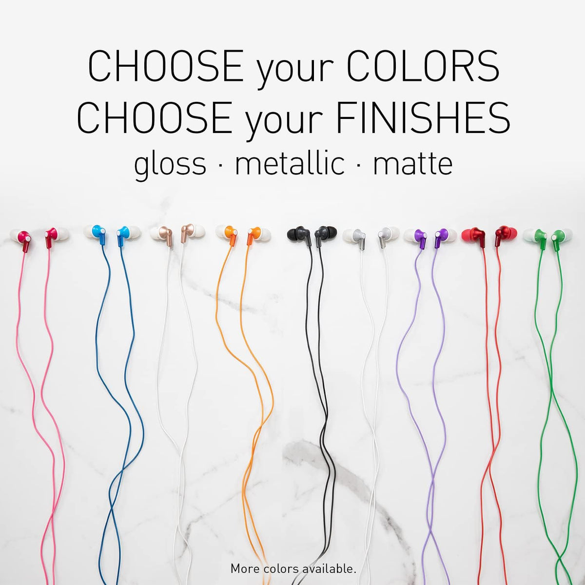 Panasonic ErgoFit Wired Earbuds, 3.5mm Jack In-Ear Headphones Wired with Dynamic Crystal-Clear Sound and Soft Ergonomic Custom-Fit Earpieces (S/M/L), for Phones and Laptops - RP-HJE120-S (Silver)