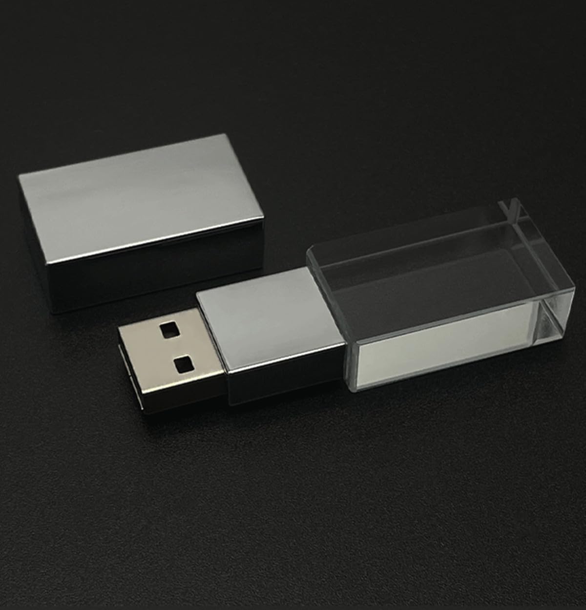 HZBDBLT 3.0 (32, Crystal USB Flash Drive LED Lighting Memory Stick Birthday Wedding Gift Pen Drive GB)