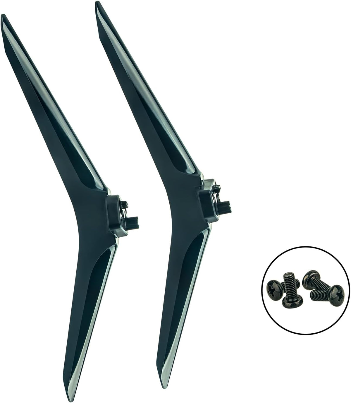 ALLIMITY 58R6E3 Replaced TV Stand Legs Fit for HISENSE TV with Screws and Instruction
