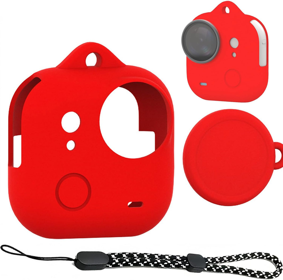 Honlyn Insta360 Insta360 Silicone Protective Case for GO UItra,Silicone Sleeve Cover with Lens Cap for GO UItra Action