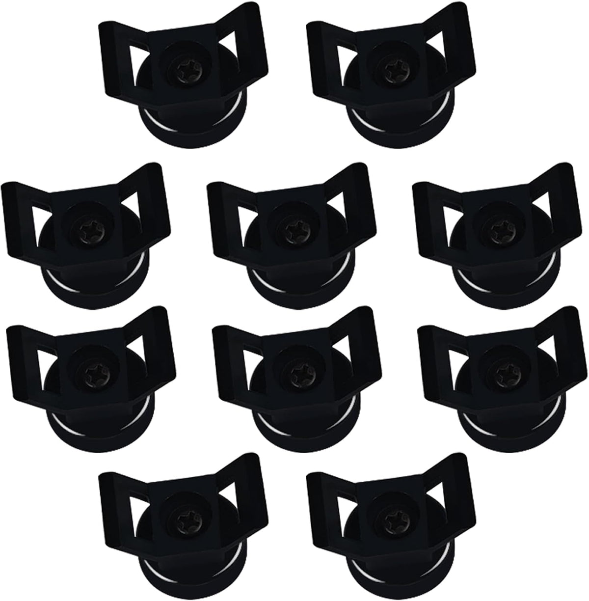 25LBS (10 Magnet Zip Tie Mount Clips Magnetic Zip Ties Mount Holder Strong Multipurpose Wire Cable Holder Mount Wire