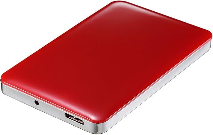 U3 2.5 inch USB 3.0 Mac Edition Portable External Hard Drive - Red (120GB)