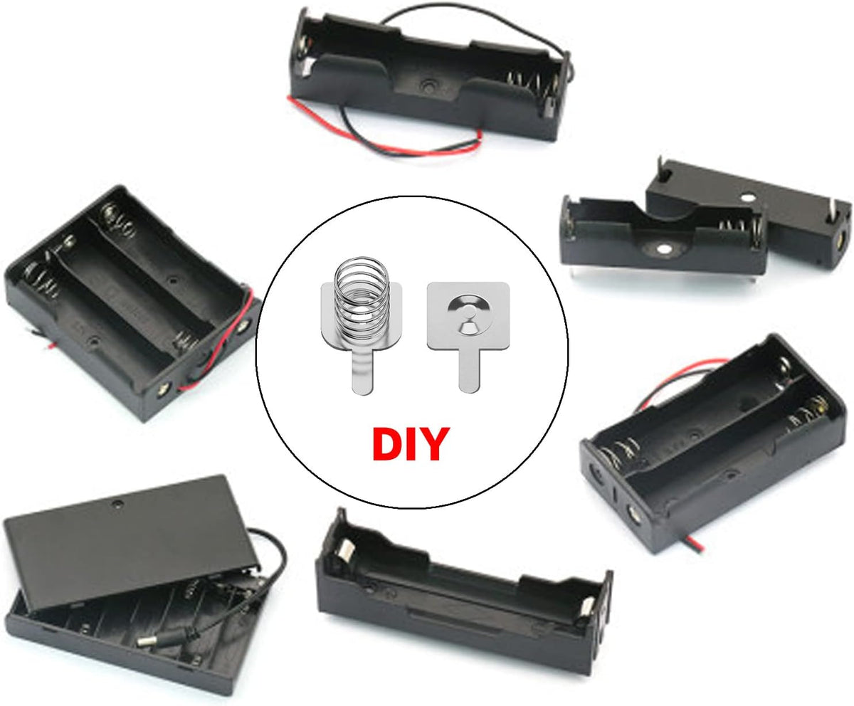 Harniruco 20 LifHap Pairs AA AAA Batteries Metal Battery Spring Contact Plate Replacement for Remote Control Battery