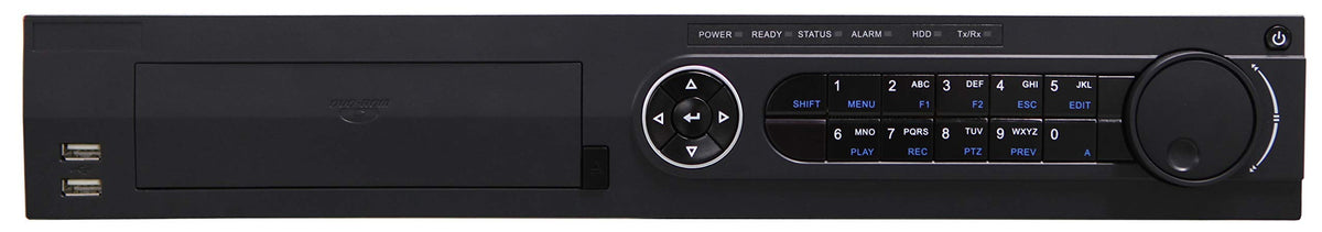 Hikvision OEM 16 Channel NVR Compatible as DS-7716NI-SP/16, H.264, Upto 6MP, Integrated 16 Port PoE, HDMI, 4-Sata, 2 TB HDD Incl