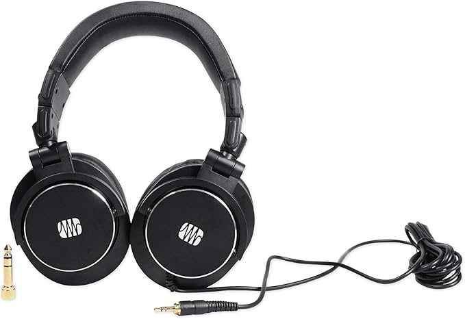 Audiosavings Bundle: Se Electronics VR2 Voodoo Active Ribbon Microphone w/Gold Plated XLR Connector Bundle with Free Presonus HD9 Pro Closed-Back Studio Reference Monitoring Headphones (2 Items)