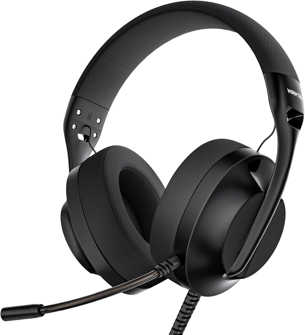 S30 Gaming Headset with Microphone,198g Lightweight Design, Wired Gaming Headphones for Xbox, Xbox Series X|S, PS5, PS4, Switch, PC, Noise Cancelling Mic, Soft Earmuffs (Black)
