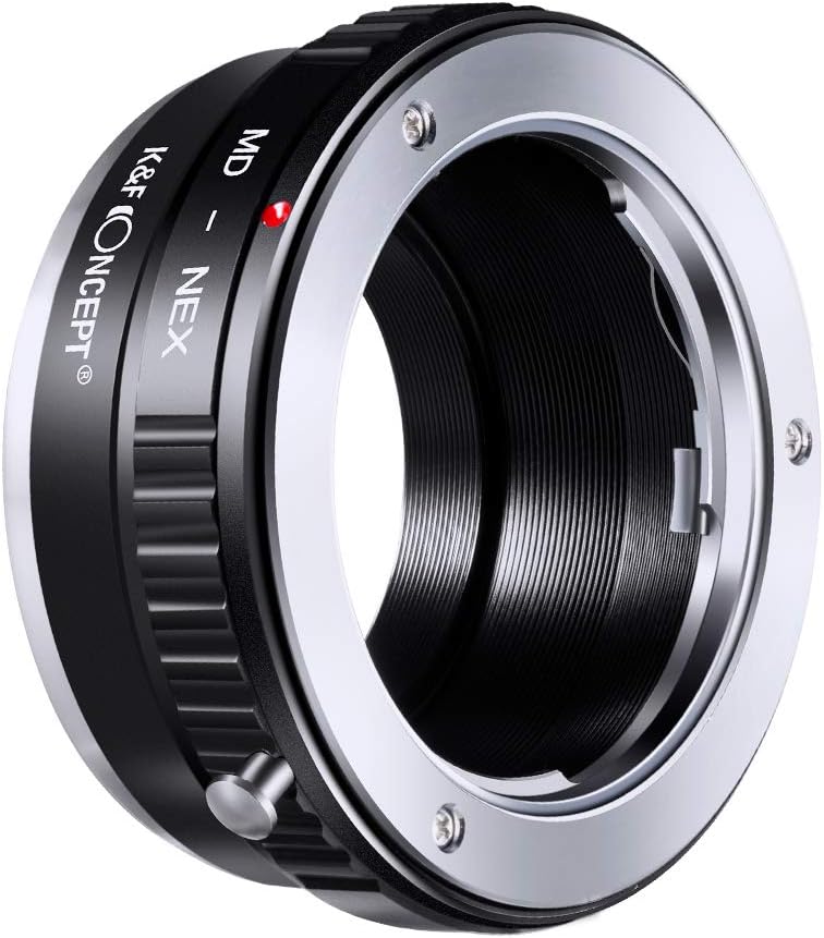 a6500 a6600 a6300 a6000 a7 K&F Concept Lens Mount Adapter Compatible with Minolta MD MC Lens to NEX E-Mount Camera,fits
