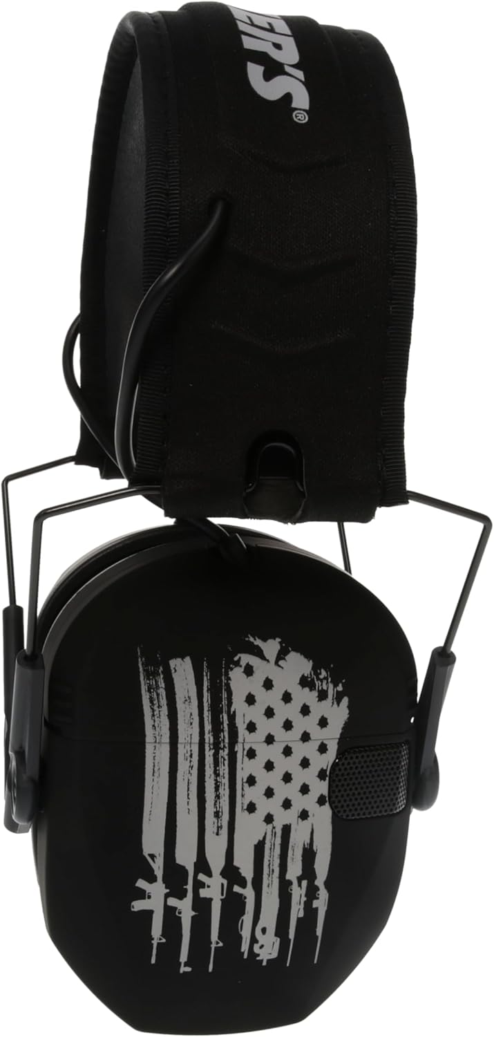Walker's Razor Slim Ultra Low Profile Compact Design Adjustable Range Shooting Hunting Hearing Protection Electronic Earmuffs