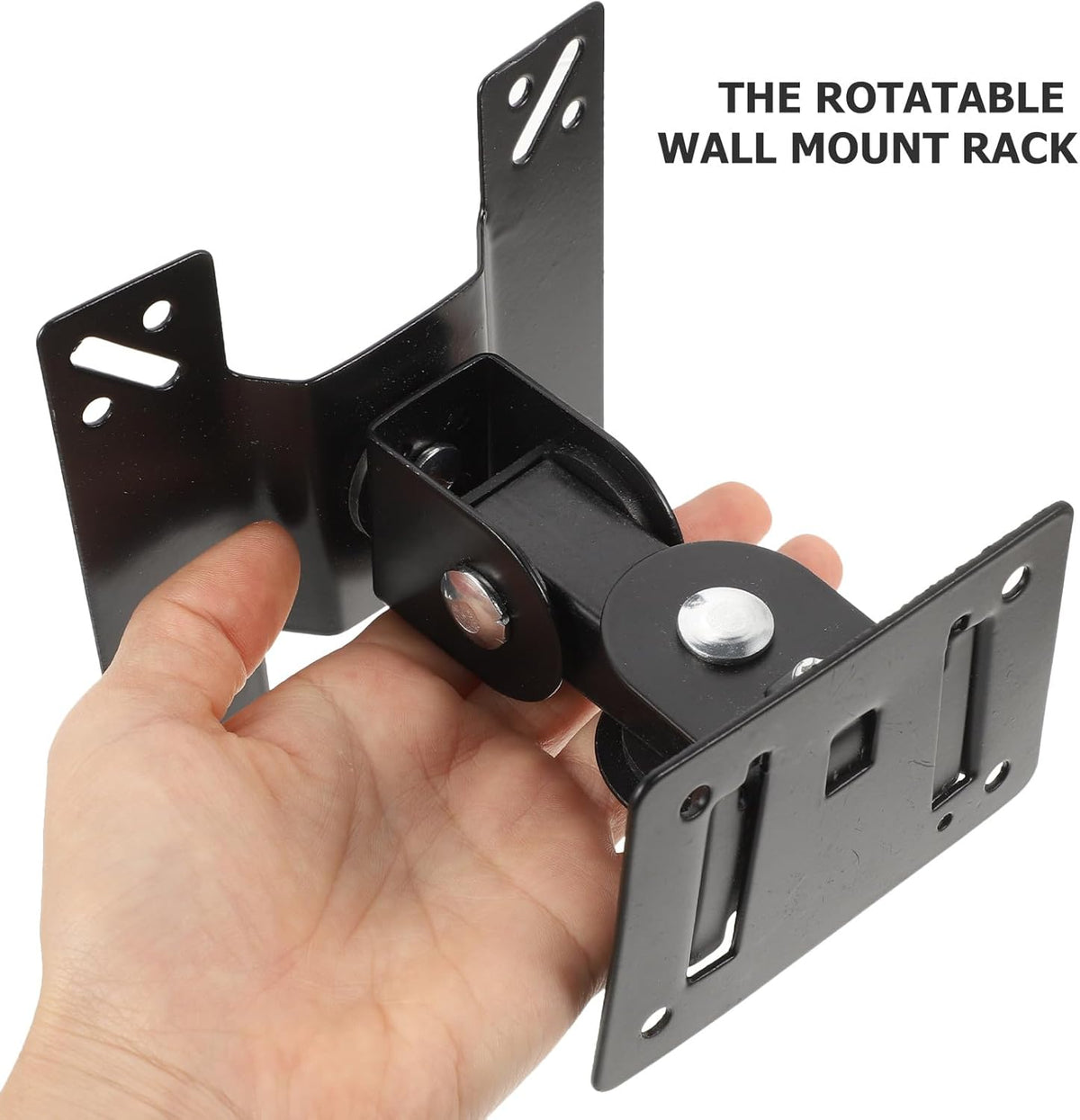 Homoyoyo 360 14-27 Inch Wall Mount Tv Stand Monitor Mount Rotation Metal Pivot Bracket for LCD Screens Suitable