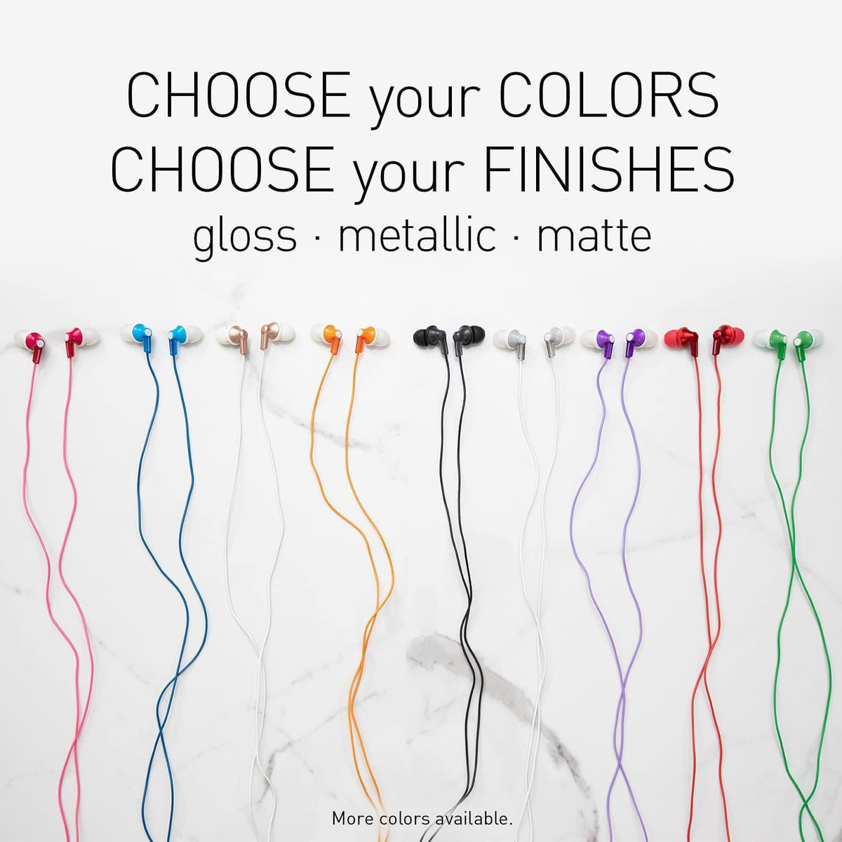 Panasonic ErgoFit Wired Earbuds, 3.5mm Jack In-Ear Headphones with Dynamic Crystal-Clear Sound and Ultra Soft Ergonomic Custom-Fit Earpieces (S/M/L), for Phones and Laptops - RP-HJE120-G (Green)
