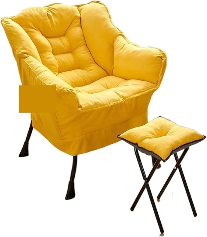 Gaming Chair Computer Chair Sofa Wholesale Armchair Bedroom Comfortable Chair Armchair Chair (Color : Tq Beige Cotton and)