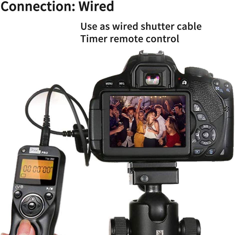 Wireless Remote Shutter Compatible for Nikon, Pixel TW-283 DC2 Wireless Shutter Release Remote Control Compatible for Nikon Z7 Z6 Df D90 D7500 D3300 D3100 D3200 D5000 D5500 D7200 D7000 D600 D750