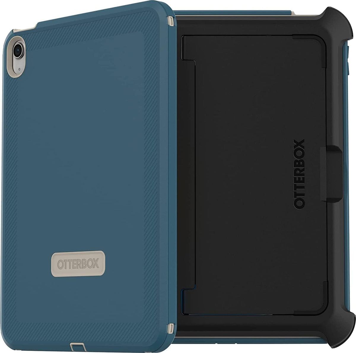 OtterBox Defender Series Case for iPad (A16) & iPad 10th Gen - BAHA Beach (Blue), Rugged, Durable, Multi-Layer Protection