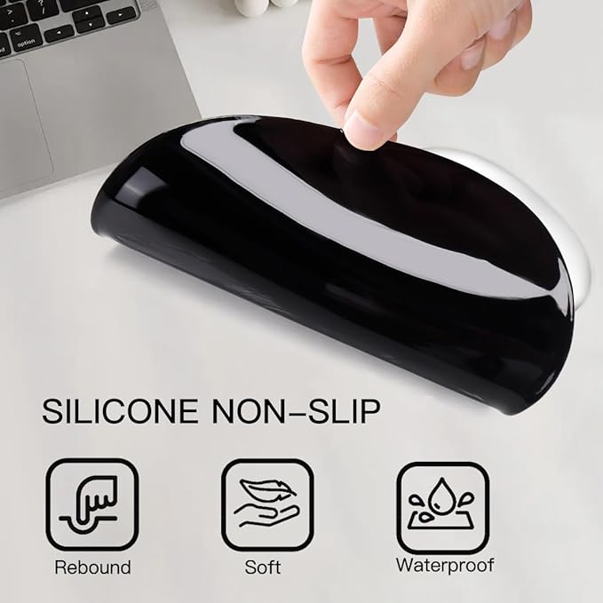 Mousepad Bigfoot Fishing Fish Sasquatch Ergonomic Wrist Support Non-Slip Base Mouse Mat with Wrist Rest Computer Mousemat for Desk Work Accessories Pad