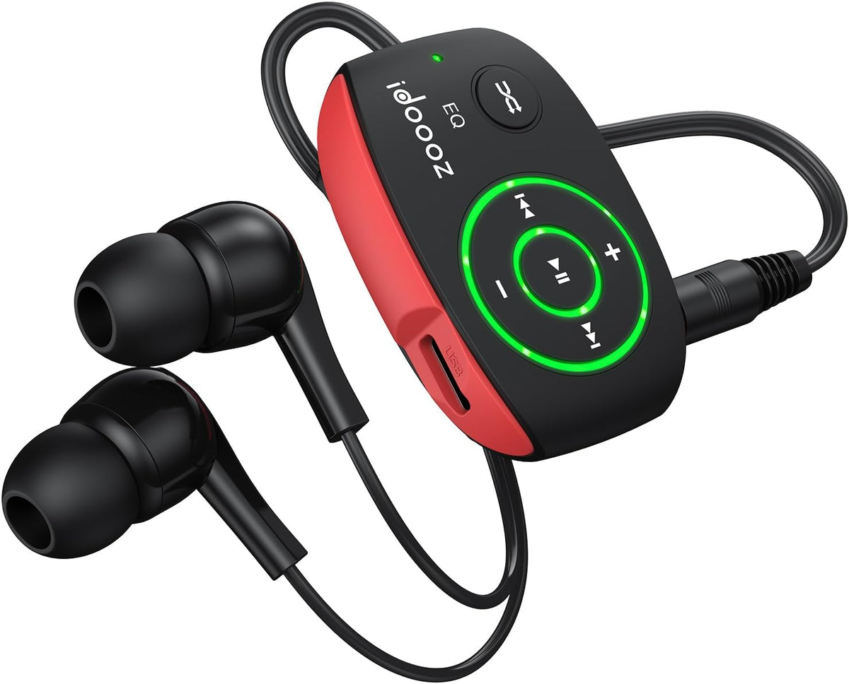 idoooz Mp3 X2 8GB Mp3 Mp3 Player with LED Light, Mini Music Player,Clip Player for Sports,Gym,Jogging,Running,Lossless