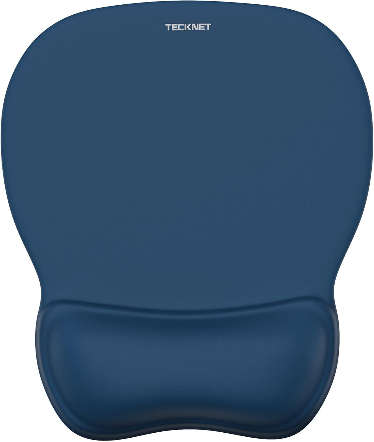 TECKNET Gel Mouse Pad with Wrist Rest, Ergonomic Office Mousepad with Wrist Support - Non-Slip & Smooth Surface Comfortable Desk Accessories Mat for Office, Gaming and Study - Navy