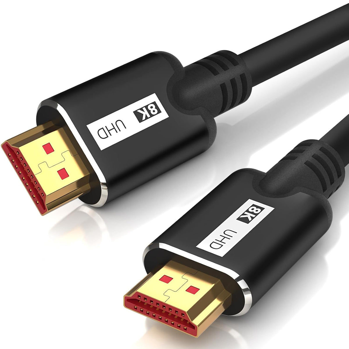 8K 8FT, 48Gbps 8K@60Hz, 4K@120Hz CL3 2.1 TV/PS4/PAS5/Laptop/PC/HDTV/Monitor/Projector HDMI Cable High Speed HD Shielded