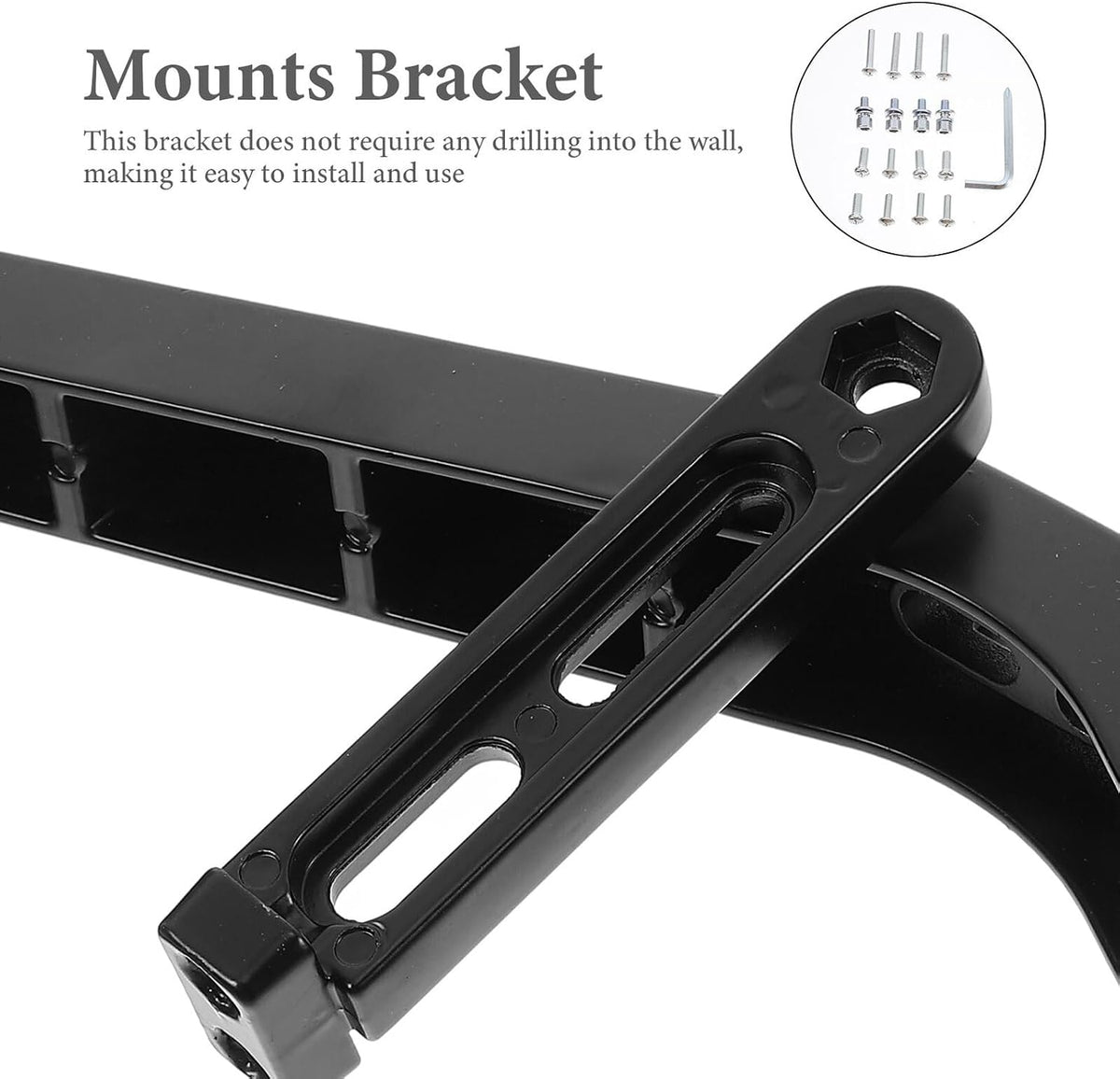 HEANUJJ Universal Tv Stand Brackets Tabletop Tv Holder with Screws Living Room Media Furniture