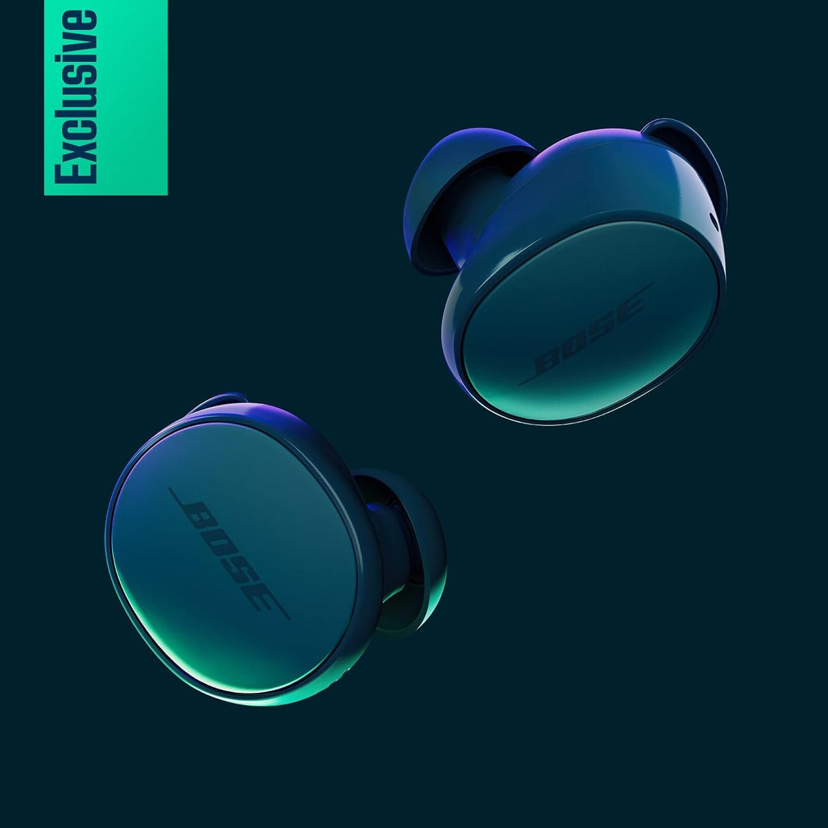 Bose QuietComfort Bluetooth Earbuds, True Wireless Earbuds with Active Noise Cancellation and Mic, Deep Bass, IPX4 Rating, Up to 8.5 Hours of Playtime, Twilight Blue - Limited Edition Color