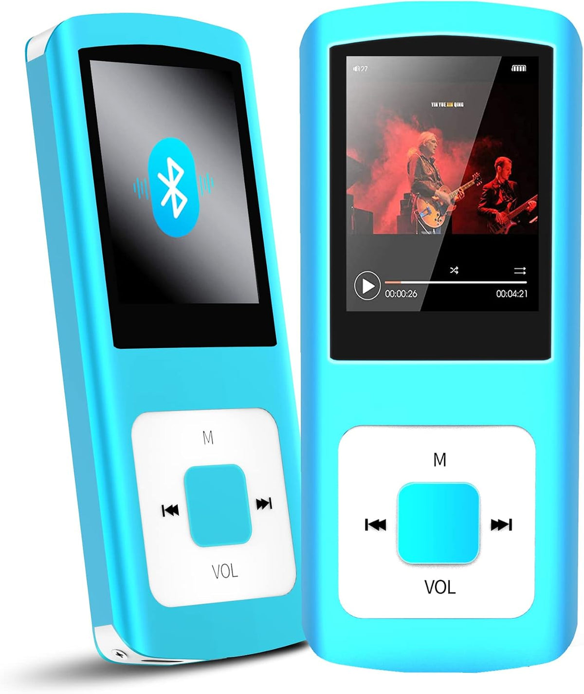 Hotechs. 64GB MP3 MP3 1.82'' Player, Hotechs Music Player with Slim Classic Digital LCD Screen Mini USB Port with FM