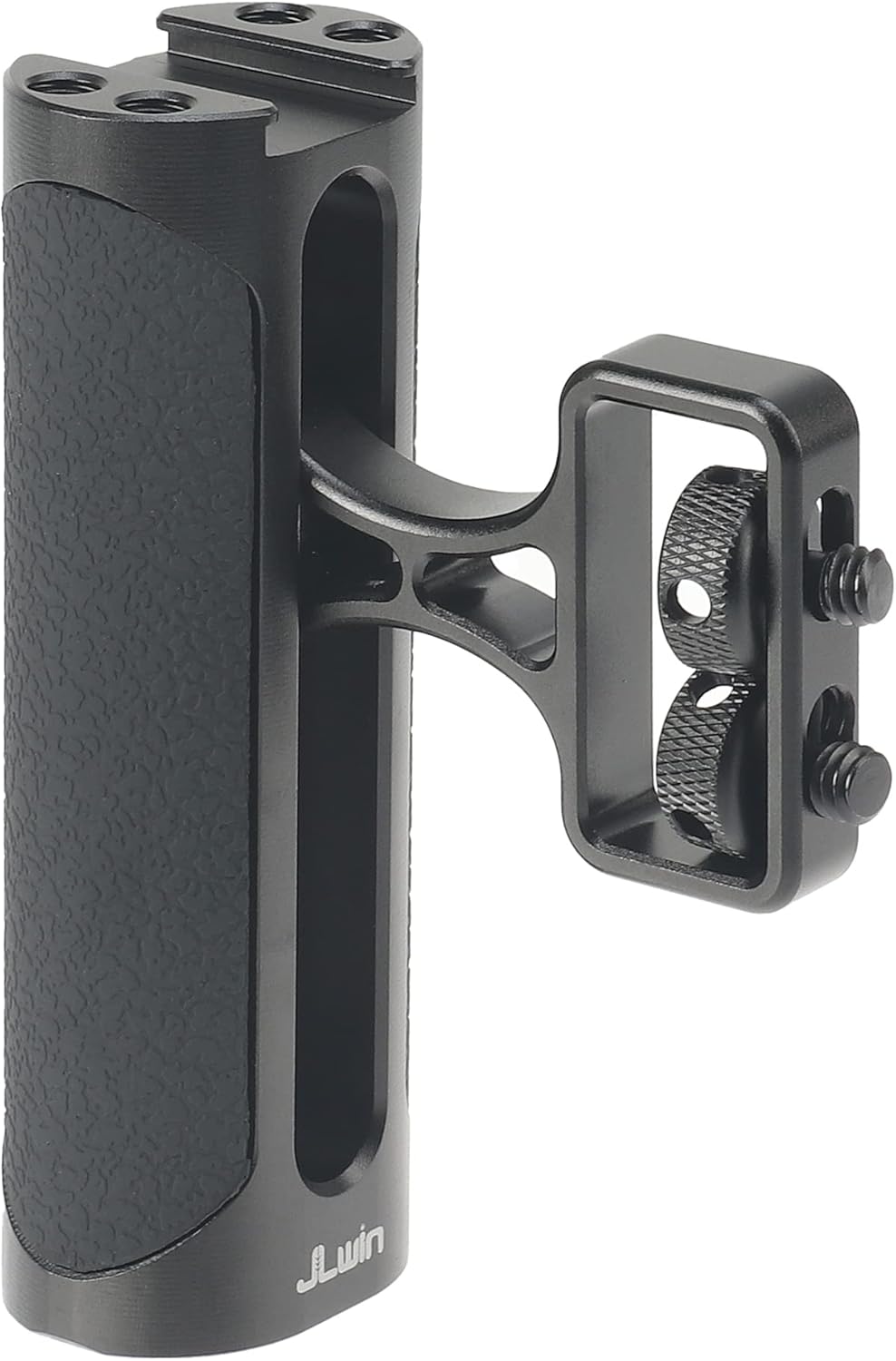 Hersmay 1/4"-20 Mini Side Handle Camera Hand Grip with Screws Stabilizer with ARRI-Style Mount Screw & Cold Shoe Mount