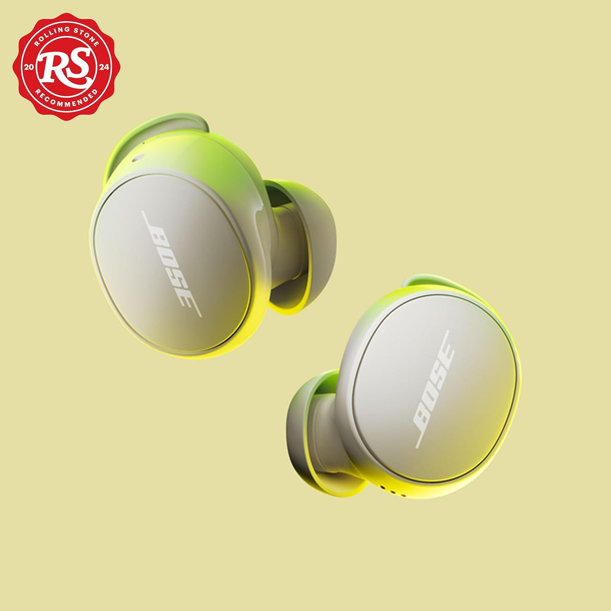 Bose QuietComfort Bluetooth Earbuds, True Wireless Earbuds with Active Noise Cancellation and Mic, Deep Bass, IPX4 Rating, Up to 8.5 Hours of Playtime, White