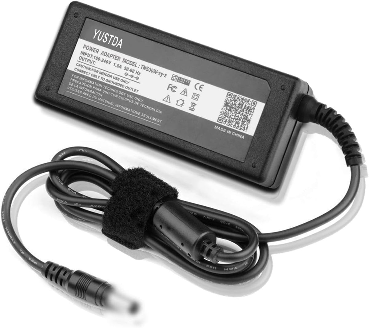 10Ft AC Adapter for HP Pavilion 15-cc123cl, 15-cc154cl, 15-cc178cl Notebook, 65W Laptop Power Supply Cord