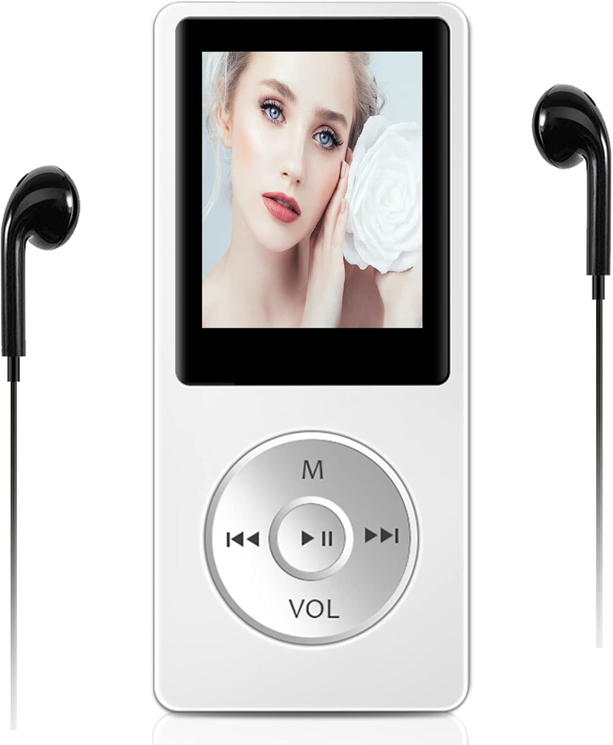 Aigital MP3 32GB Bluetooth Player with TF Card, Portable Music Player with Built-in HD Speaker, Video Function, FM
